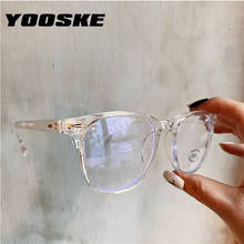YOOSKE 2020 Anti Blue Light Glasses Frame Women's Eyeglass Frame Computer Eyeglasses Vintage Men Spectacles Transparent Frames 2024 - buy cheap