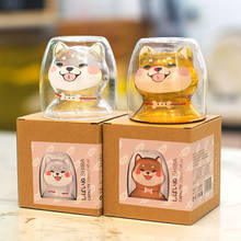Handmade Creative Shiba Inu Cup Lemon Mug Cat Cup Milk Mug Breakfast Cups Cocktail Diamond Glass Mug Personality Drinkware 2024 - buy cheap