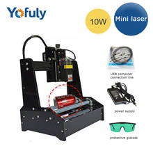Máquina de gravação a laser cilíndrica, 10w, faça você mesmo, gravador de corte, roteador cnc 2024 - compre barato