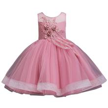 Одежда для маленьких девочек, платье-пачка на 1-й день рождения для девочек, свадебное платье, красное рождественское платье, вечернее платье, платья принцессы для девочек 2024 - купить недорого