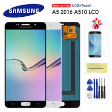 Оригинальный AMOLED ЖК-дисплей для Samsung Galaxy A5 2016 A510 A510F A510M A510FD A5100 A510Y ЖК-дисплей сенсорный экран дигитайзер в сборе 2024 - купить недорого
