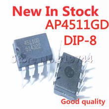 5 шт./лот AP4511GD 4511GD DIP-8 Высоковольтная плата микросхема в наличии новый оригинальный IC 2024 - купить недорого