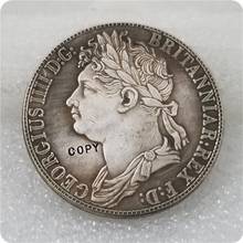 1830 UK George IV монета Корона 4rix долларов Монета серебряная копия 2024 - купить недорого