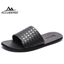 ALCUBIEREE Brand Men's Lightweight Sandals Summer Breathable Beach Shoes Men Casual Slides Slippers Fashion Outdoor Flat Sandals 2024 - buy cheap