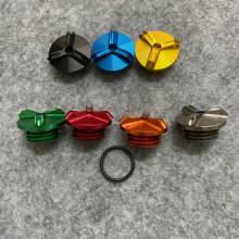 Motorcycle CNC Engine Oil Filter Cup Plug Cover Oil screw cap For YAMAHA YZ250FX YZ450FX WR250F WR250R X SEROW225 YZF450 2024 - buy cheap