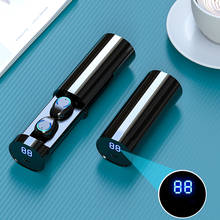 Новые беспроводные наушники Bluetooth 5,0 F9, беспроводная гарнитура TWS (с зарядным футляром), спортивные наушники, игровая гарнитура со светодиодным дисплеем мощности 2024 - купить недорого