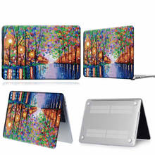 Multi Color Tree Paint Pattern Anti-slip Laptop Case For Apple Macbook 12/Air 11 13 A2337/Pro 13(A2251 A2289) 15 16/Pro 13 A2338 2024 - buy cheap