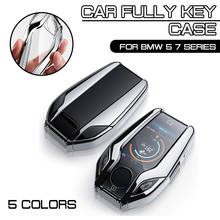 Car Full Key Case Key Cover Case LED Display TPU for BMW 5 7 series G11 G12 G30 G31 G32 i8 I12 I15 G01 X3 G02 X4 G05 X5 G07 X7 2024 - buy cheap