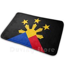 Filipino bandeira paisagem tapete tapete antiderrapante tapetes quarto papemelroti filipinas philipines phillipines 2024 - compre barato