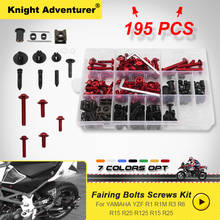 Motorcycle Fairing Bolts Kit Bodywork Screws Nut For YAMAHA YZF R1 R1M YZFR3 YZF R6 R15 R25 R125 R15 YZF R25 2024 - buy cheap