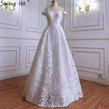 Serene Hill-Vestidos de Noche blancos de lujo, línea A, con cuentas de encaje, Sexy, para fiesta de boda, LA71048, 2021 2024 - compra barato