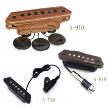 Sistema de preamplificador para pastilla de guitarra acústica, gran agujero de sonido, A-710 Skysonic, A-810, soporte para púas de guitarra, accesorios para guitarra 2024 - compra barato