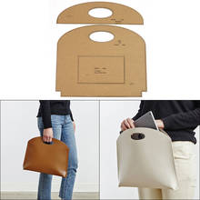 Big Capacity Tote Bag Kraft Paper Template Design Paper Drawing DIY Leather Craftwork Mould Sewing Stencil 2024 - buy cheap