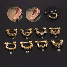 1PC NEW Trendy Stainless Steel Piercing Earrings for Women Hooping Ear Clip Cuff Clip Cartilage Ear Nostril Piercing Jewelry 2024 - buy cheap