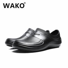Anti-skid Kitchen Working Shoes Waterproof Oil-proof Men and Women Shoes Slip on Chef Shoes Doctors Sandals Rubber Rain Shoes 2024 - buy cheap