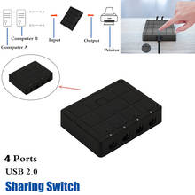 4 Ports USB 2.0 Sharing Switch Switcher Adapter Box For PC Scanner Printer 4 In 1 Out USB Sharing Switch Box 2024 - buy cheap