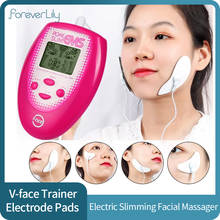 Microcurrent Face Lifting Massage Electrotherapy Device Slimming EMS Facial Body Muscle Stimulator V-face Trainer Electrode Pads 2024 - buy cheap