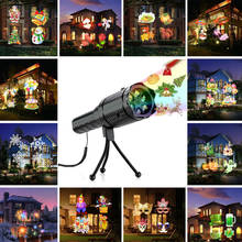 Christmas Halloween Brithday Pattern Projection Light LED Flashlight Stage Party Decor Lamp Festivals Party Holiday Lights 2024 - buy cheap