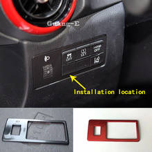 Detector interior de coche para Mazda 2 demo, interruptor de luz antiniebla frontal, Marco embellecedor, 1 unidad, 2015, 2016, 2017, 2018 2024 - compra barato