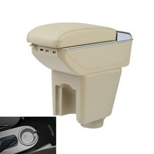 For Chevrolet LOVA armrest box central Store content Storage Chevrolet aveo armrest box with cup holder ashtray USB interface 2024 - buy cheap