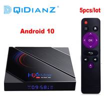 Receptor de tv h96 max, tv box com android 10, allwinner h616, 4k, 2.4 e g, wi-fi, bt, player de mídia android 2024 - compre barato