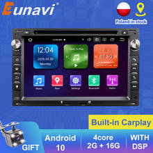 Eunavi 2 Din Android 10 Car DVD Radio GPS Auto For VW MK5 MK4 MK3 T5 TRANSPORTER PASSAT B5 B4 JETTA BORA GOLF 4 POLO SHARAN Unit 2024 - buy cheap