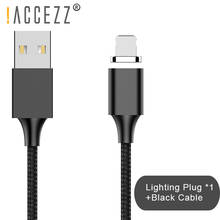 !ACCEZZ Magnetic Lighting Charger Cable For Apple iphone 6 6S 7 8 X XS Plus Charging 8 Pin Tablet For iPad Mini Phone Data Cable 2024 - buy cheap