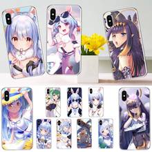 Funda de teléfono anime Hololive Usada, para iPhone 11, 12 pro, XS MAX, 8, 7, 6, 6S Plus, X, 5S, SE, 2020, XR 2024 - compra barato