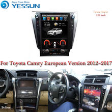 Tesla screen For Toyota Camry European version 2012~2017 Car Android Multimedia Player Car Radio stereo Audio GPS Navigation 2024 - buy cheap