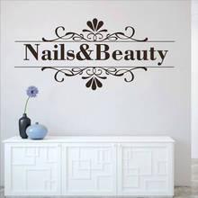 Nail Shop Art Wall Sticker Nail Beauty Salon Art Design Hands Spa  Manicure Salon Wall Decals For Manicure Decor Removable Z643 2024 - buy cheap
