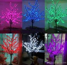 Luz de natal do diodo emissor de luz da árvore da flor de cerejeira 480 pces lâmpadas led 1.5m/5ft altura uso interno ou ao ar livre frete grátis gota rainp 2024 - compre barato
