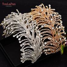 Youlapan hp378 moda strass tiaras headbands artesanal diamante nupcial hairbands feminino casamento acessórios para o cabelo jóias 2024 - compre barato