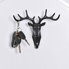 Wall Hanging Hook Vintage Deer Head Antlers for Hanging Clothes Hat Scarf Key Deer Horns Hanger Rack Wall Decoration 2024 - buy cheap
