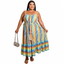 4XL 5XL Plus Size Summer Long African Dresses For Women Africa Design Bazin Pleated Glitter Dashiki Maxi Dress Africa Clothing 2024 - buy cheap