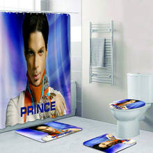 Roger Nelson Prince занавески для душа s занавески для ванной фиолетовые дождевые принцы занавески для ванной набор для туалетных ковриков ковер домашний декор 2024 - купить недорого