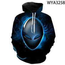 Sudadera con capucha para hombre y mujer, ropa de calle con estampado 3D de Alien de película, sudaderas de moda para niño y niña, Jersey de manga larga con capucha 2024 - compra barato