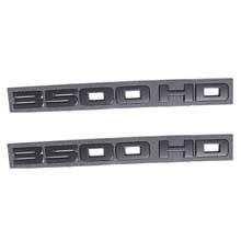Guardabarros de puerta trasera, placa con emblema para Chevrolet Silverado GMC Sierra, color negro mate, 3500HD, 2 uds. 2024 - compra barato