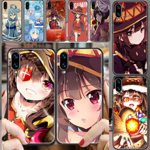 Konosuba Megumin чехол для телефона Huawei Honor 6 7 8 9 10 10i 20 A C X Lite Pro Play черный мягкий чехол трендовый бампер силиконовый 2024 - купить недорого