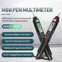 Multifunction Pen Style Digital Multimeter AC/DC Ammeter Voltage current anti-burn intelligent measurement rcl meter A3008 2024 - buy cheap