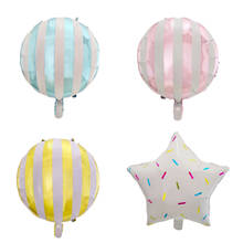 50pcs 18inch Candy Stars Balloons Lollipop Helium Foil balloon Baby Shower happy Birthday Party decoration Supplies Kids Toys 2024 - buy cheap