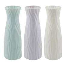 Пластиковая ваза в скандинавском стиле, имитация керамики, цветочный горшок, контейнер для растений, украшение для дома 2024 - купить недорого