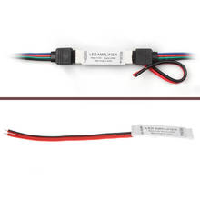 Mini amplificador de señal, repetidor para tira de luces LED RGB 5050 3528, DC 12V 2024 - compra barato