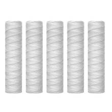 5 Micrometre 10 x 2.5 Inch String Wound Sediment Water Filter Cartridge Whole House Sediment Filtration, Universal Replacement f 2024 - buy cheap