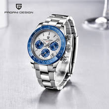 PAGANI Design-Reloj de pulsera deportivo de cuarzo para hombre, cronógrafo de lujo, de acero inoxidable, a la moda, resistente al agua 2024 - compra barato