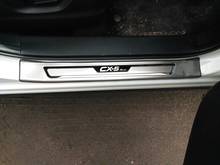 Car Styling Accessories For Mazda CX-5 CX 5 CX5 Door Sill Trim Cover Scuff Plates Guard Protector Protection Sticker 2017 2019 2024 - buy cheap