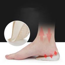 Silicone Inner Heightening Insoles, Invisible Heightening Pads Foot Pad Heel Pads Half Pads Heightening Cushions High Heels Men 2024 - buy cheap