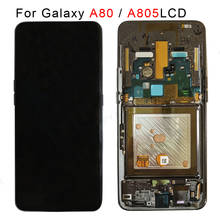 Pantalla LCD Original SUPER AMOLED de 6,7 pulgadas para Samsung Galaxy A80 A805, montaje de digitalizador con pantalla táctil con marco gratis 2024 - compra barato