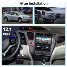 128G Android For Honda Civic 2012+ Tesla style Car DVD Player GPS Navigation Head Unit Multimedia player tape recorder Stereo 2024 - buy cheap