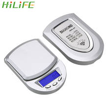 HILIFE-báscula electrónica de bolsillo, balanza de 200g/0,01g con retroiluminación de precisión, herramienta de cocina, LCD, Digital, para joyería 2024 - compra barato