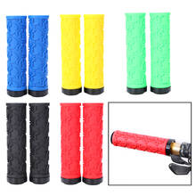 Mountain Bike Grips Bicycle Handlebar Grips with Handle Bar End Caps Stoppers, Lock-on MTB BMX Folding Bike Grips 2024 - buy cheap